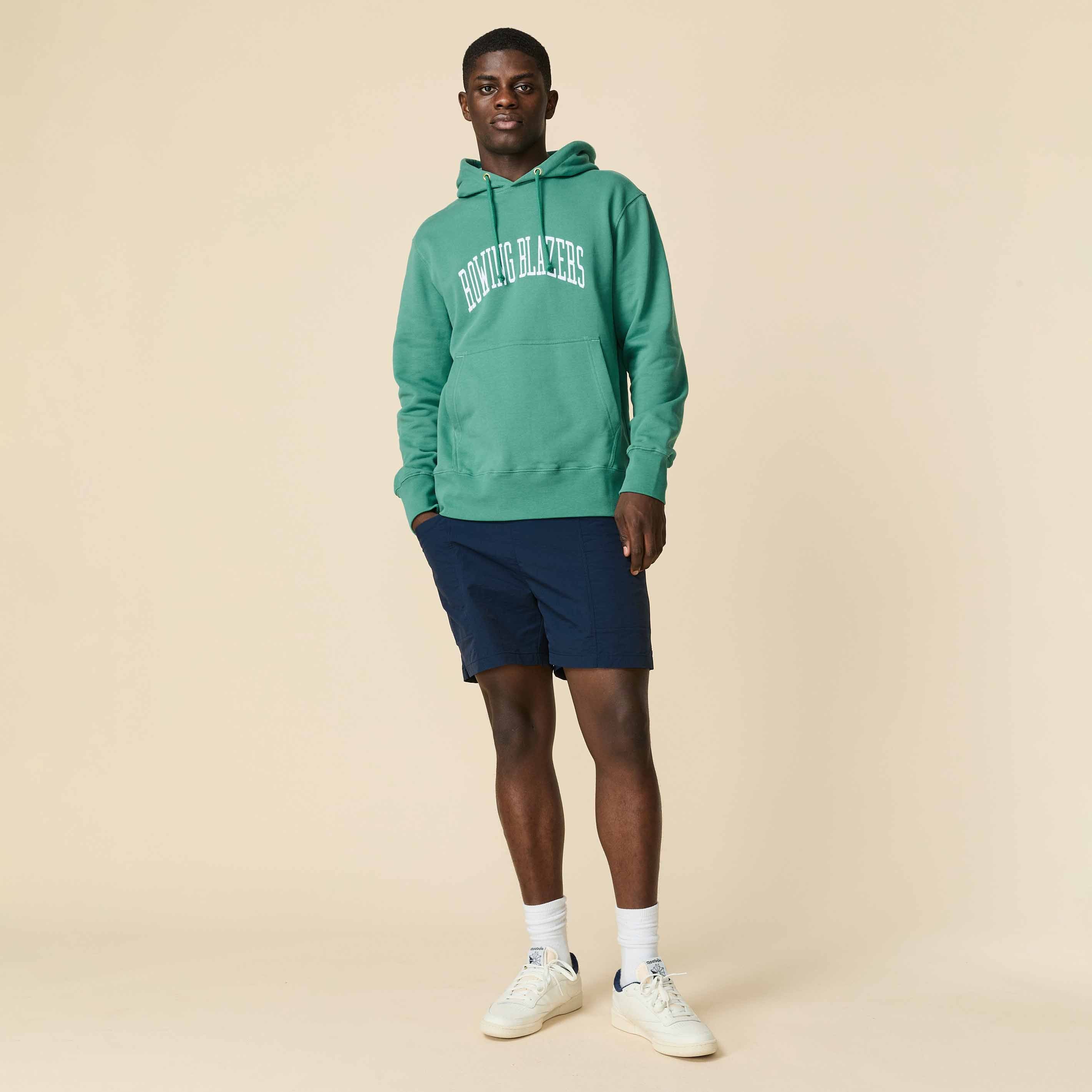 Men's Collegiate Arch Hoodie Green – Rowing Blazers