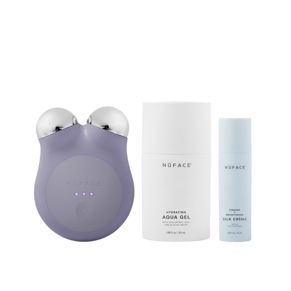 NuFACE MINI+ Smart On-the-Go Facial Toning Kit - Violet Dusk