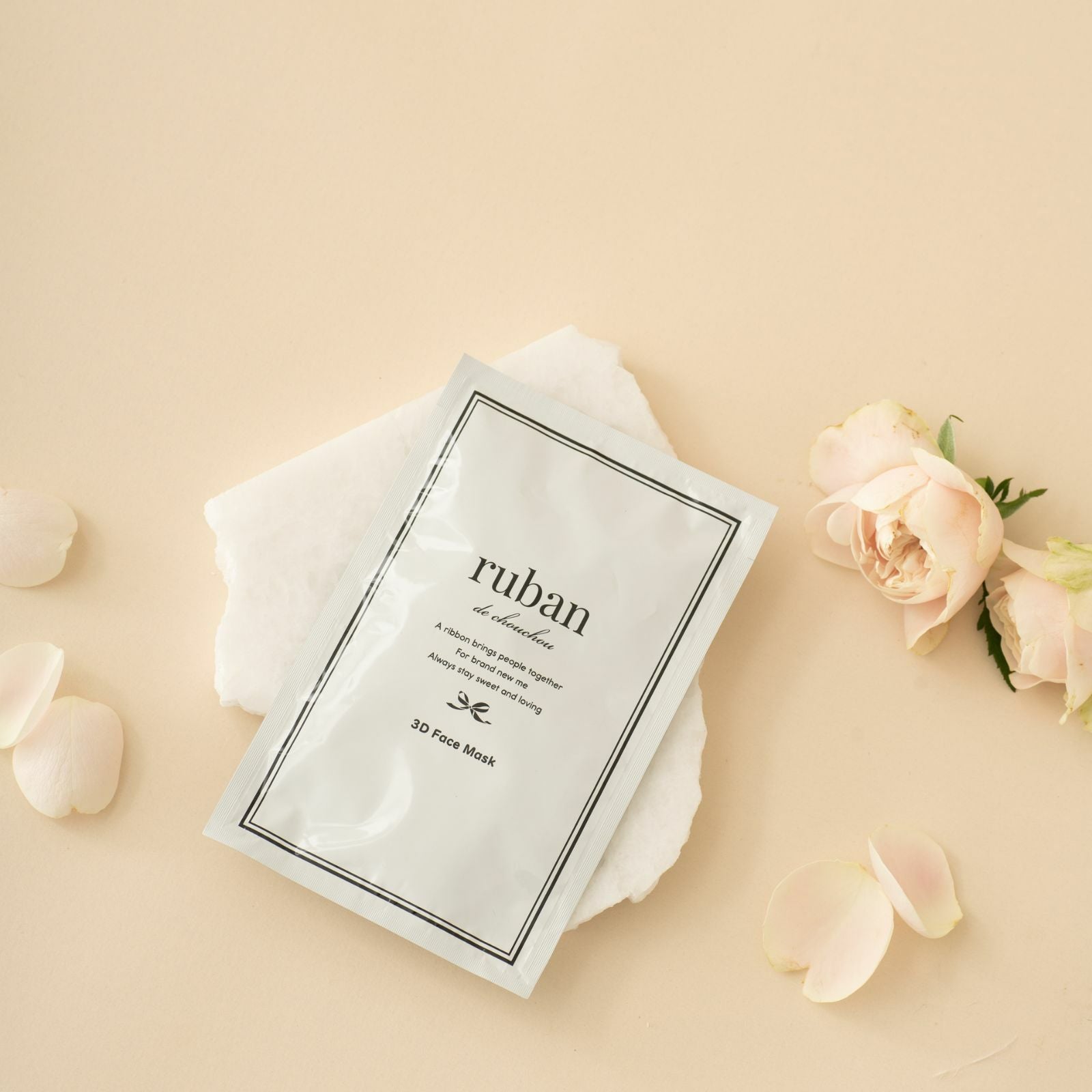 3Dフェイスマスク(1枚) | ruban de chouchou