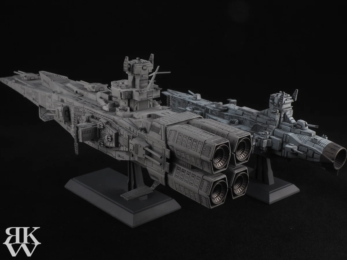 バンダイ EXモデル 1/1700 サラミス & マゼラン | さいねのCOULEURS工房