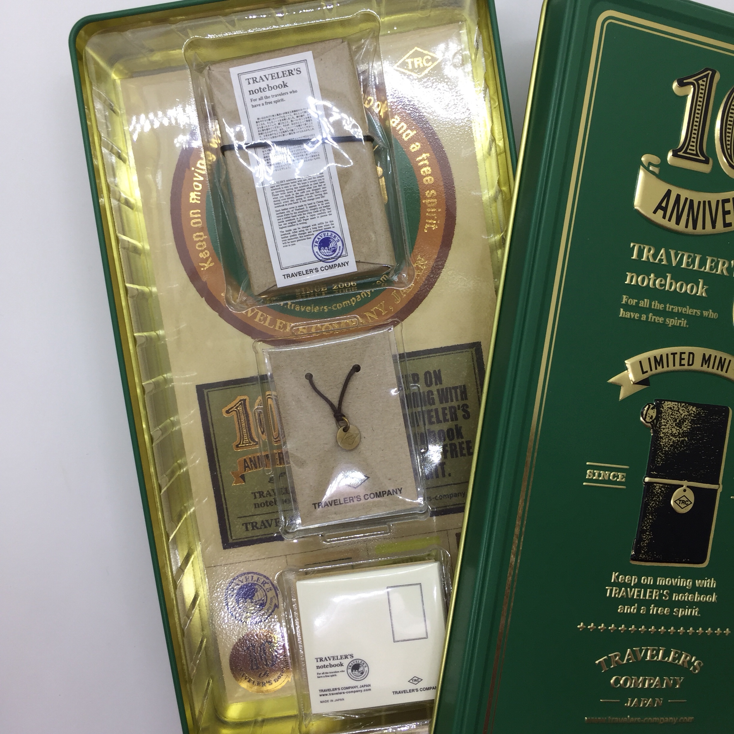 トラベラーズノート ミニ 10周年缶セット を買いました | Digital Notebook