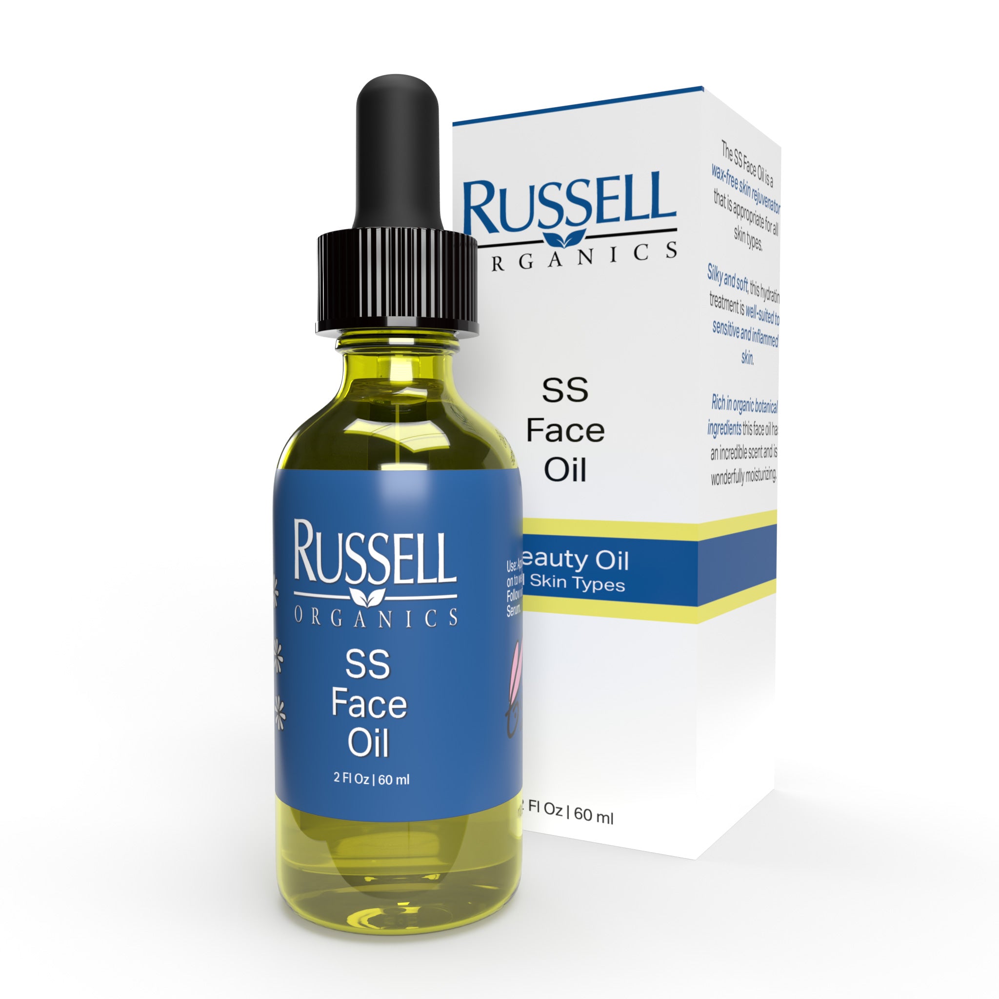 SS フェイスオイル 60ml｜Russell Organics - ラッセルオーガニクス