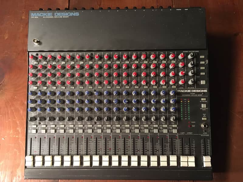 Mackie CR-1604 mixer with XLR10 input extender | Reverb