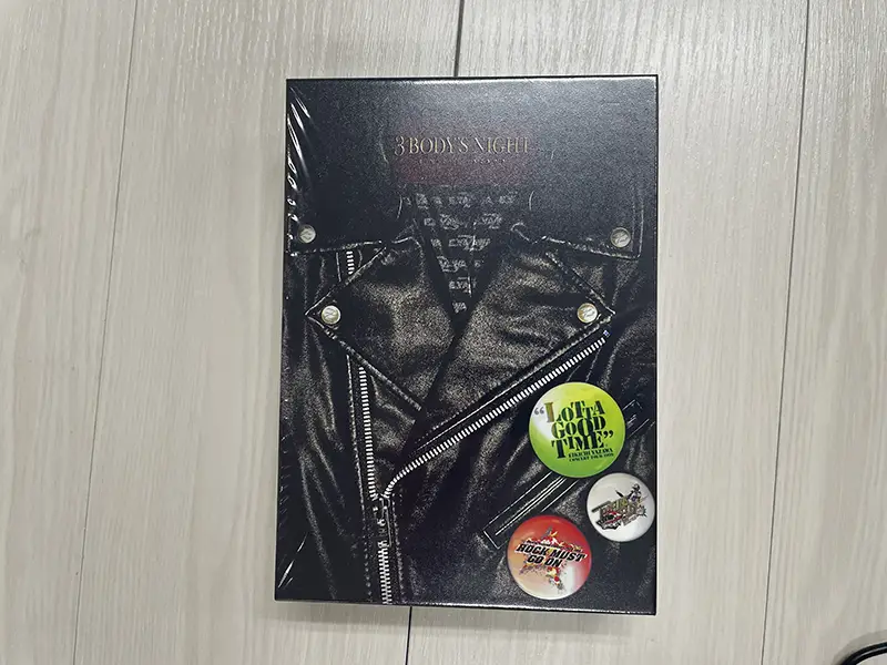 店頭買取】群馬県館林市のお客様より、矢沢永吉『3 BODY'S NIGHT』DVD