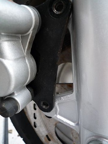 APE100（エイプ） フロントフォーク強化にNS-1のインナーを