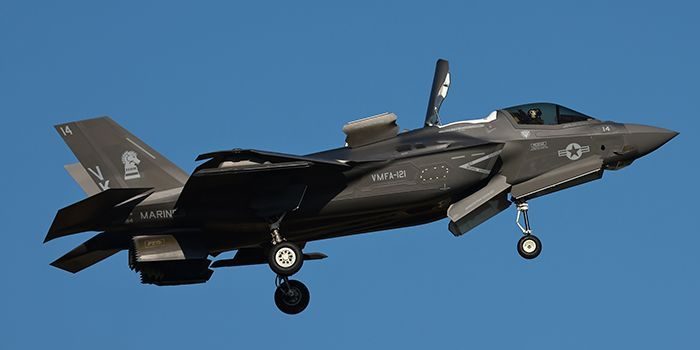 騒音122デシベル超え 岩国所属のF35が普天間を飛来 2機が2回