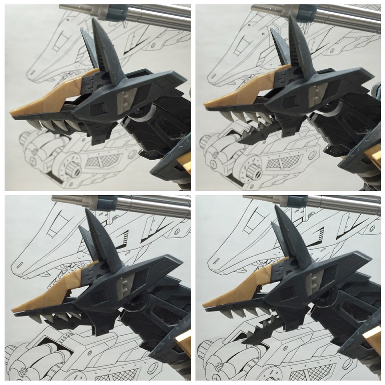 コトブキヤ HMM ゾイド シャドーフォックス 製作記 01【組立編