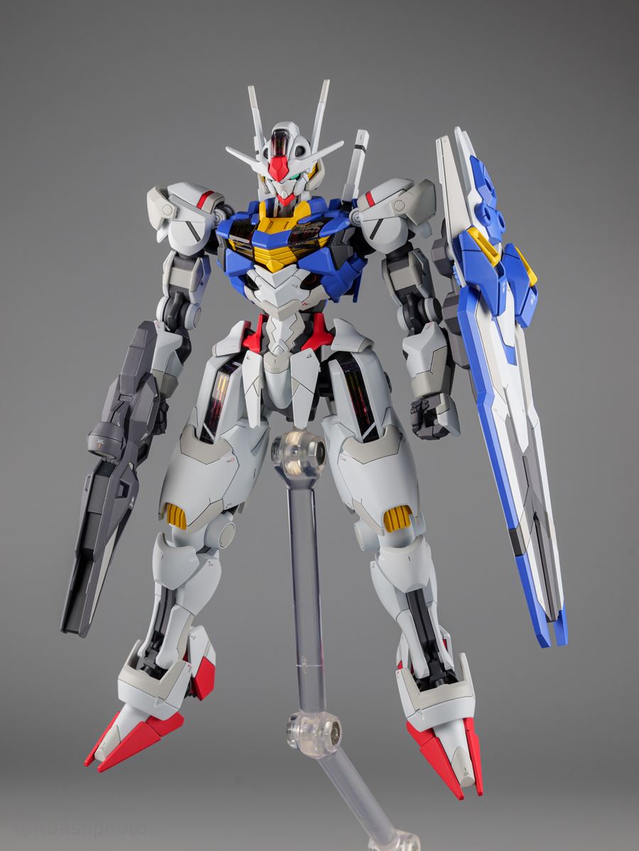 HG 水星の魔女 ガンダムエアリアル 全塗装完成レビュー | 雑食プラモ