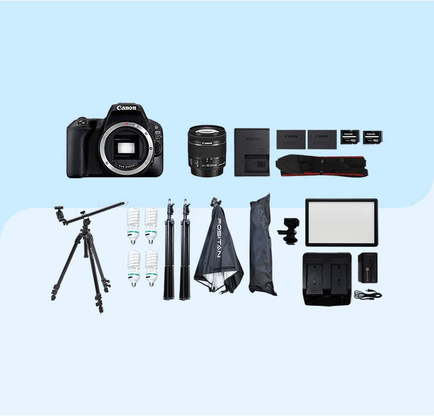 レンタル] 一眼レフカメラ 初心者デビューセット