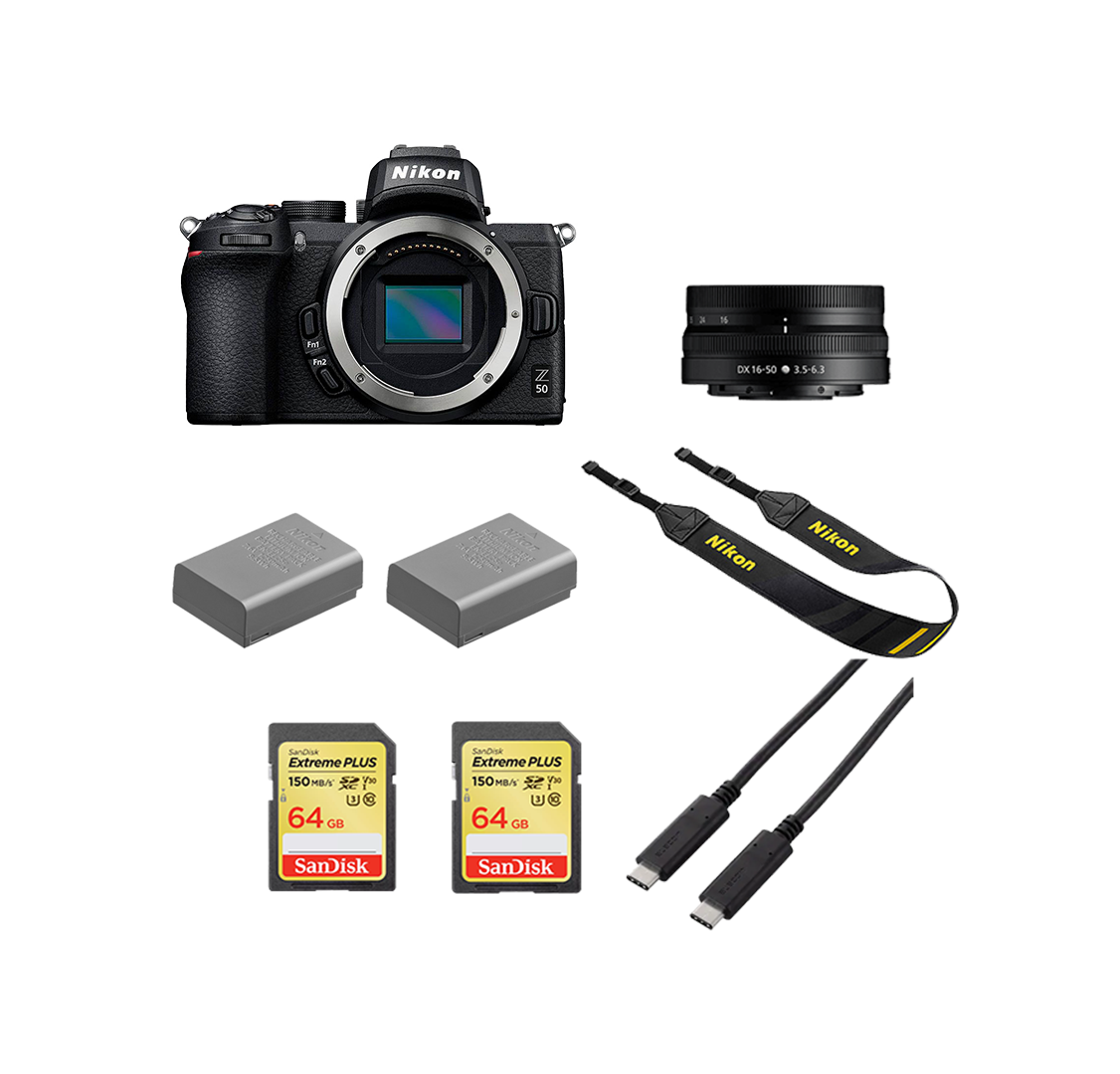 ニコン NIKON Z 50 標準レンズキット | ミラーレス一眼カメラレンタル