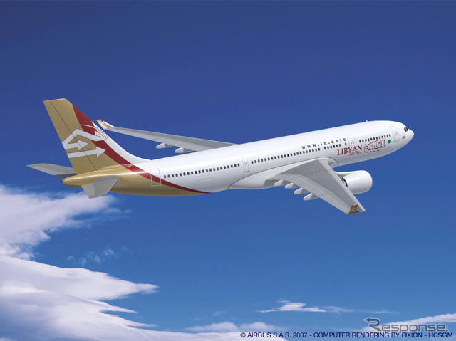 エアバス、リビア航空に最初のA330を納入 1枚目の写真・画像