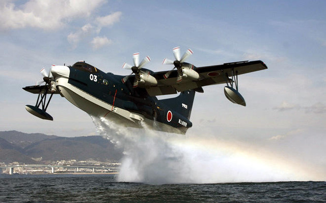 新明和工業、US-2 救難飛行艇の量産初号機を防衛省に納入 | レスポンス