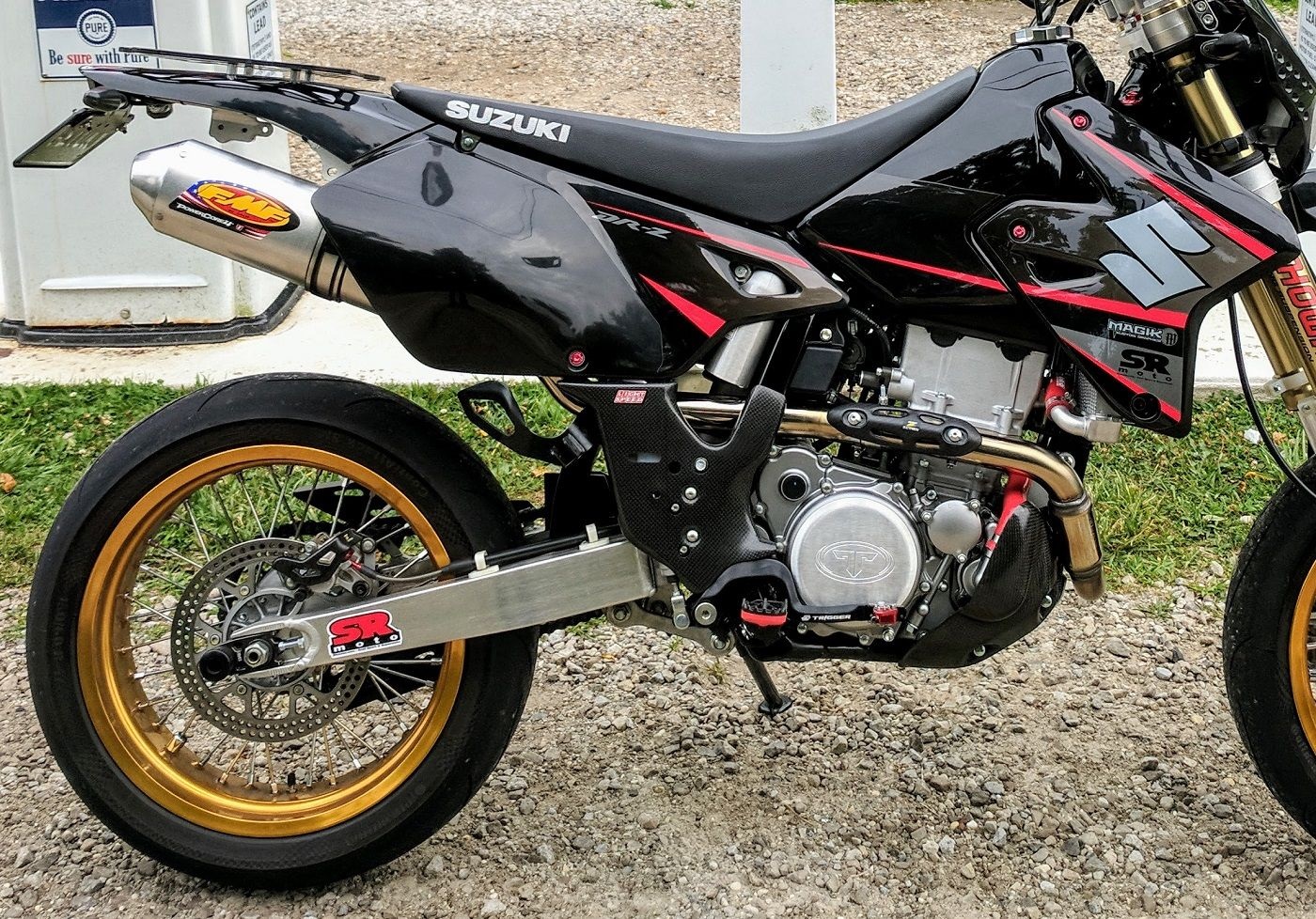 DRZ400S DRZ400SM FMF PowerCore4 Performance Exhaust Package