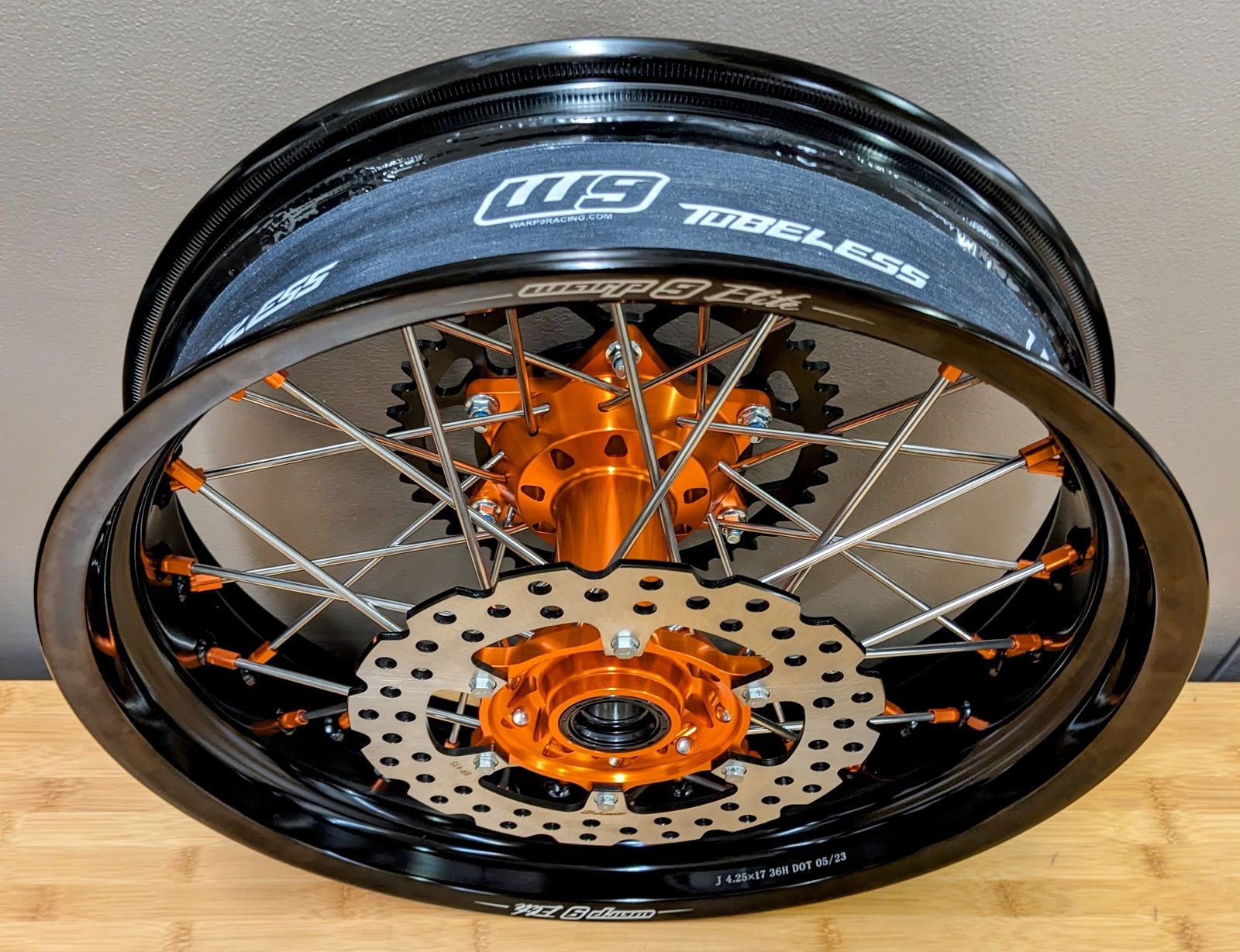 Warp 9 Supermoto Wheels - KTM 350 / 500 EXC-F