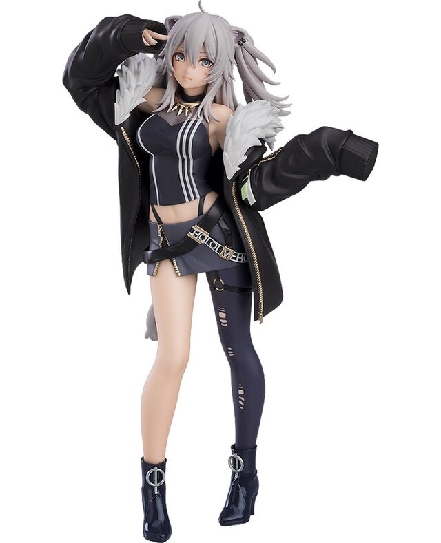 引き締まったお腹とスラリと伸びた足が素晴らしい！ホロライブ・獅白