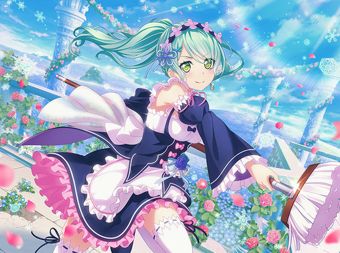 バンドリ！×Re:ゼロ」Roselia 氷川紗夜が“ラム”に変身！ 新たな特訓後