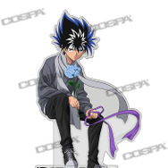 幽☆遊☆白書」幽助、桑原、蔵馬、飛影が花束を持って微笑みかける