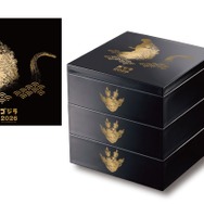 ゴジラおせち2026」登場！ ゴジラの足跡ドーン！モスラも舞う!? DX版に