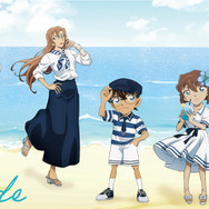 コナン、灰原哀、萩原千速らが海辺でリラックス♪「名探偵コナン」新作