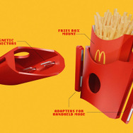 フライドポテトMサイズをすっぽり収納のスイッチ2ジョイコンホルダー3D