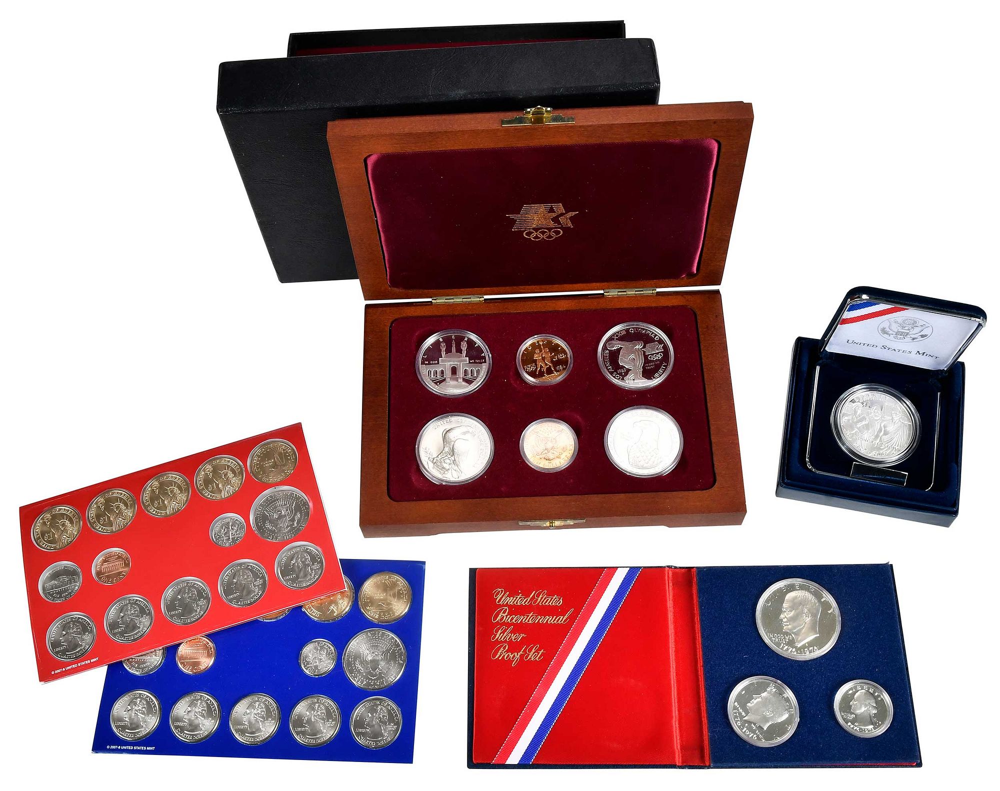 1984 Olympic Six Coin Commemorative Set, Other Assorted Coins sold