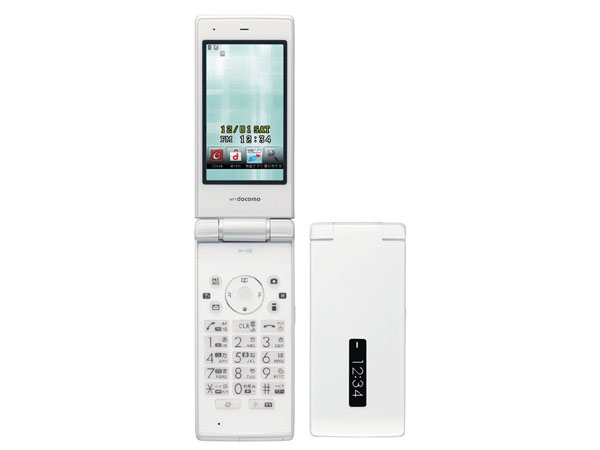 DOCOMO SHARP SH-03E STYLISH WHITE WATERPROOF FLIP PHONE UNLOCKED