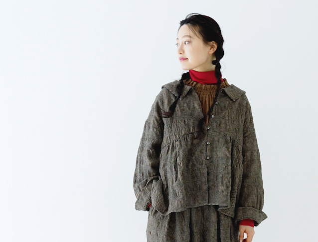 WEB 限定カラー 】ウールコットンチェックシリーズ | ONLINE SHOP