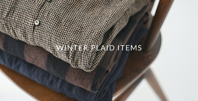 WEB 限定カラー 】ウールコットンチェックシリーズ | ONLINE SHOP