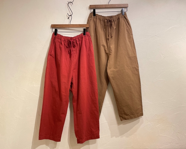 初秋のパンツ | 福岡店 | nest Robe Shop Blog | nest Robe（ネスト