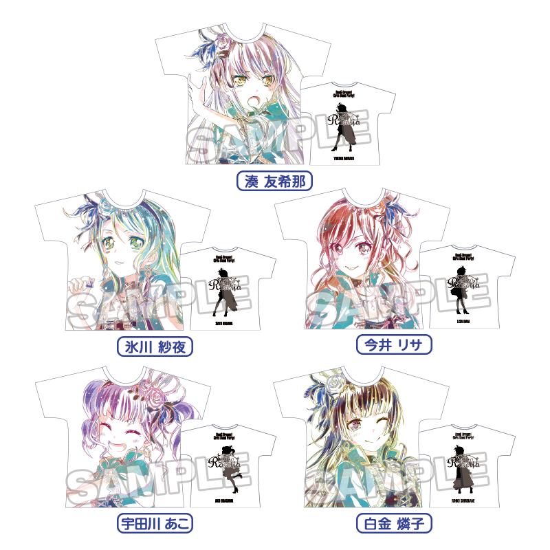Ani-Art フルグラフィックTシャツ Roselia | BanG Dream!（バンドリ