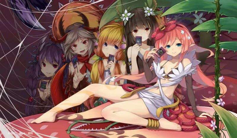 オリジナル作品】遊戯王 オリジナルプレイマット フレシアの蟲惑魔 1枚