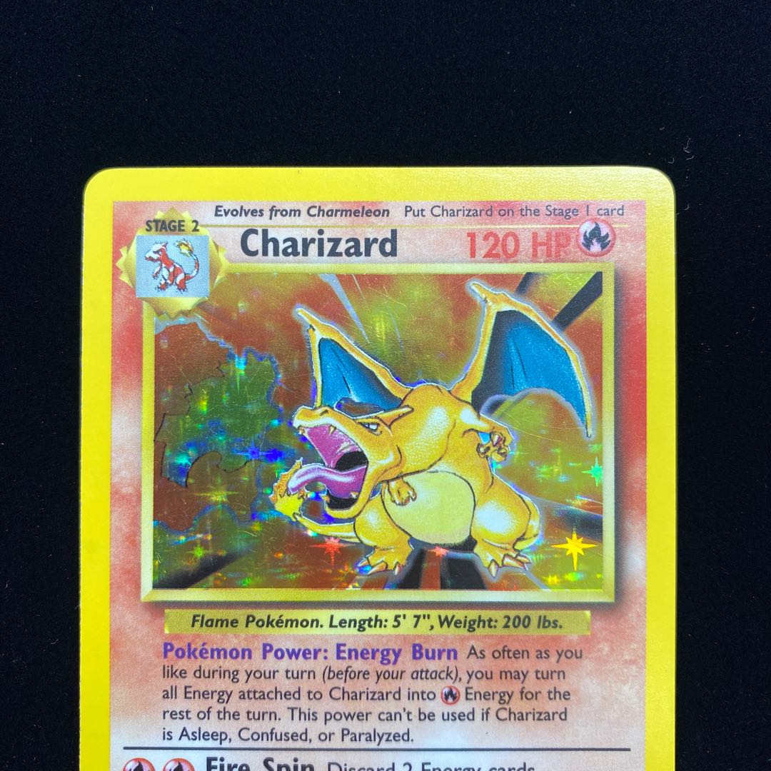 リザードン 英語版 エナジーバーン かえんポケモン 旧裏 1枚の通販