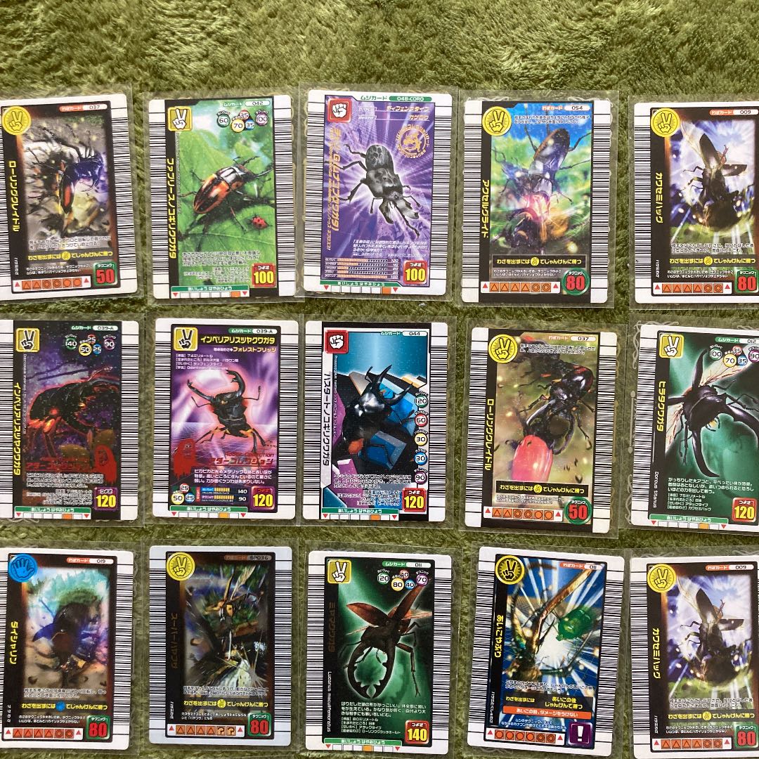 昆虫王者ムシキング！デッキ！55枚まとめ売り！の通販 まー（632673816