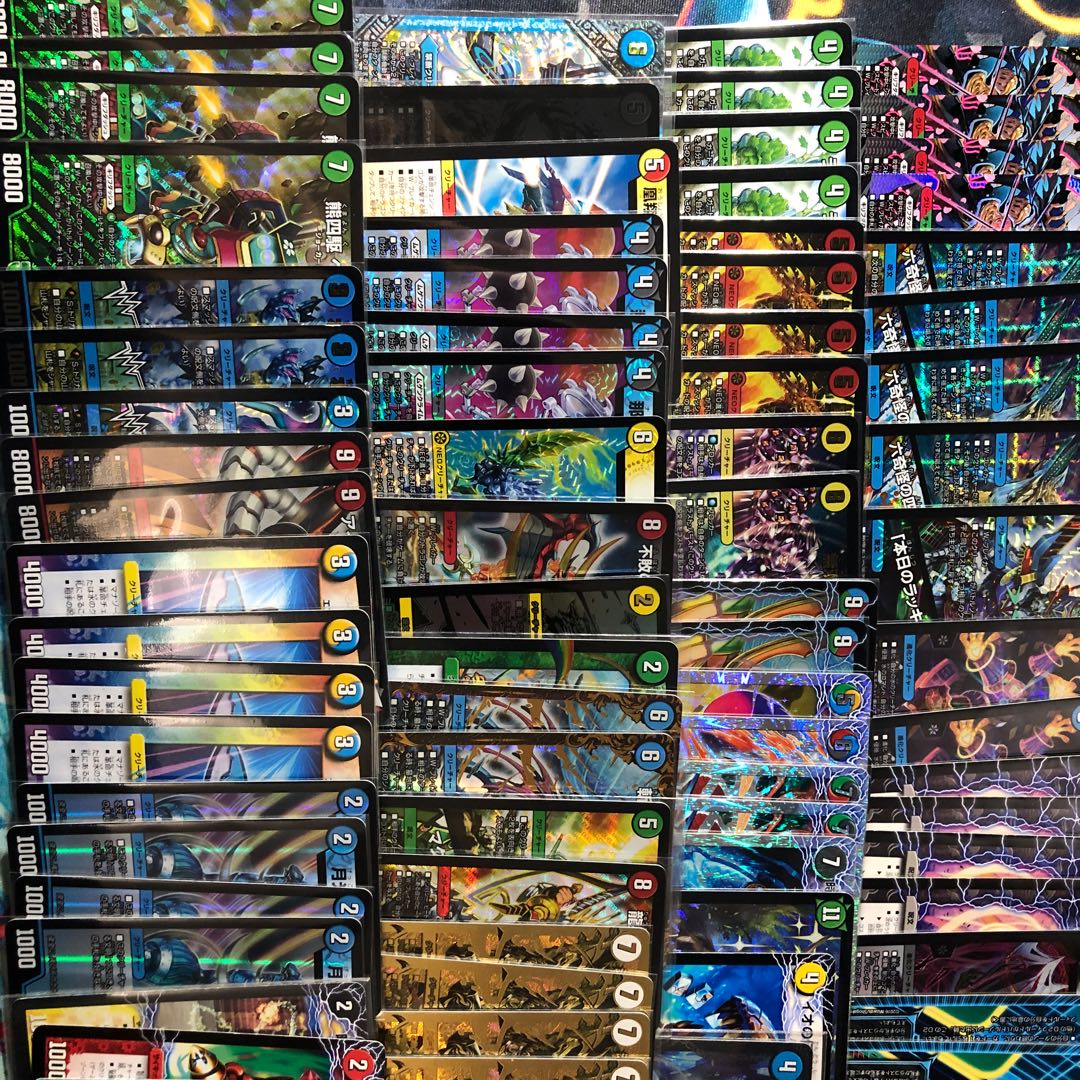 デュエマ引退品(5cコンなどのデッキ＋調整パーツ)&ポケカのおまけあり