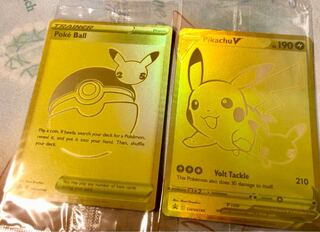 海外版 ポケモンカード 25周年 ゴールデンボックス ピカチュウ プロモ