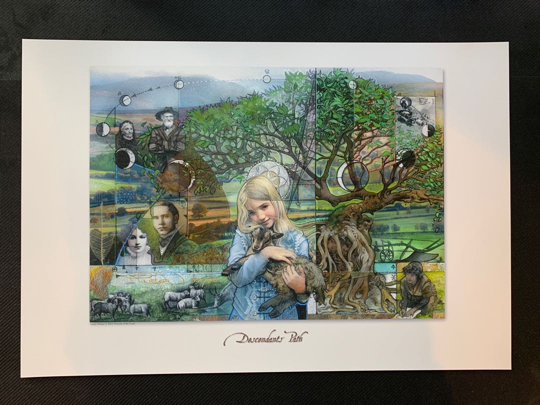 MTG 人里離れた谷間 アートプリント ラージサイズ 直筆サイン入り MTG