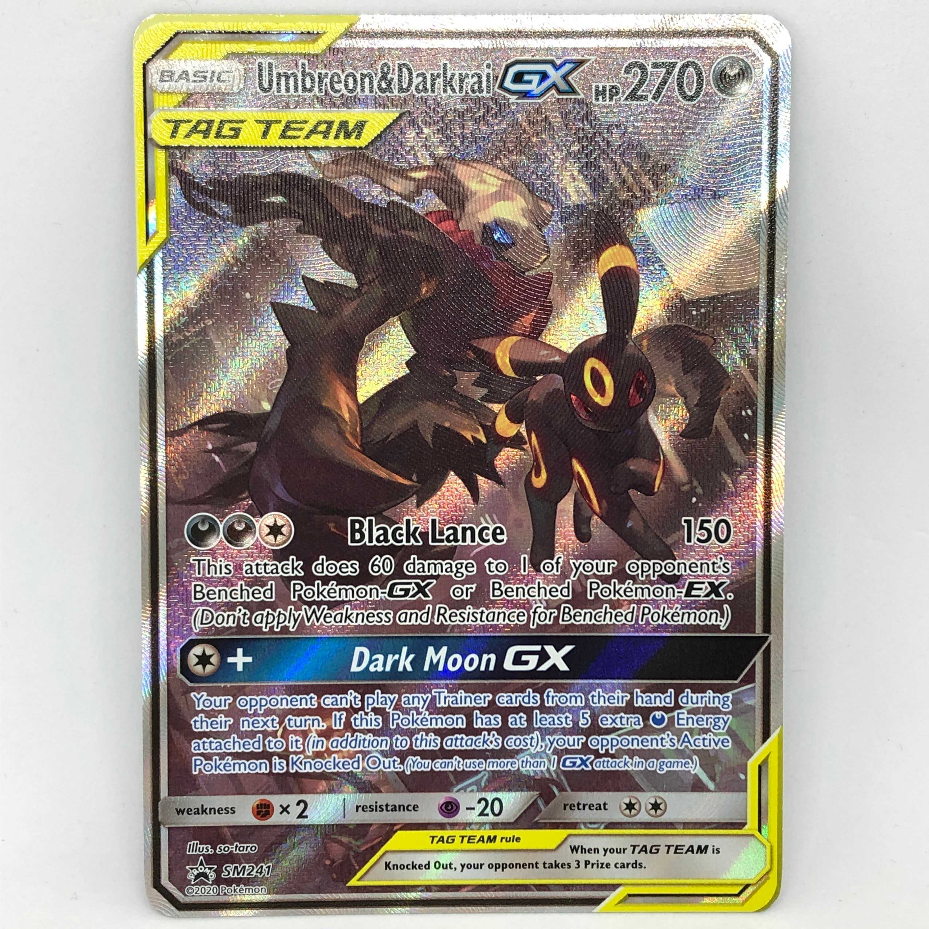 ブラッキー＆ダークライGX 270HP TAG TEAM ブラッキーu0026ダークライ