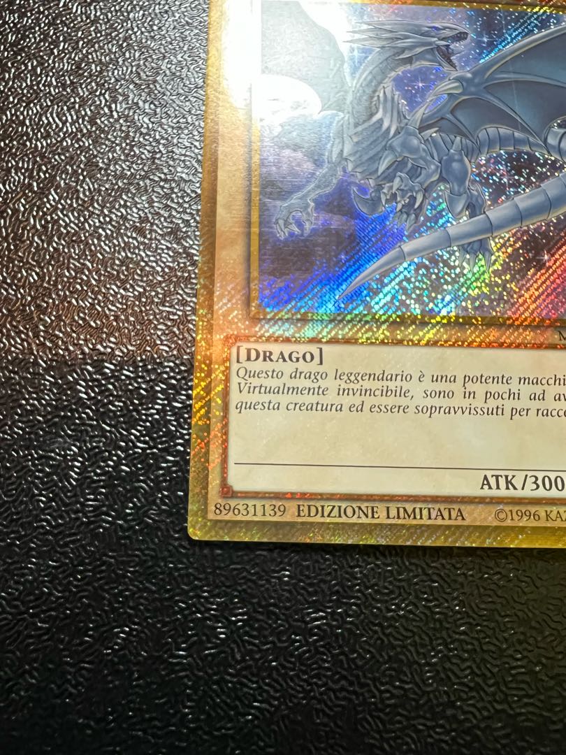 希少 美品 青眼の白龍 イタリア版 ゴールドシークレットレア 1枚の通販