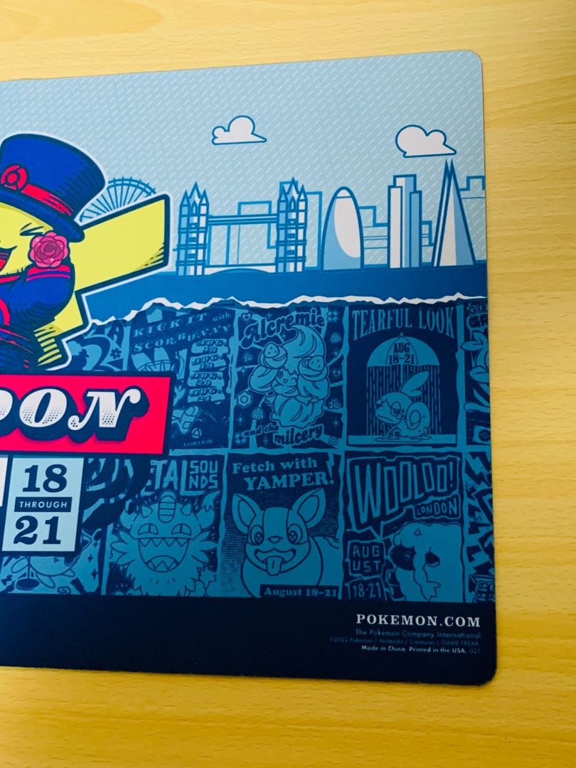 世界100枚限定】WCS2022 ポケモン プレイマット ロンドン 訳あり