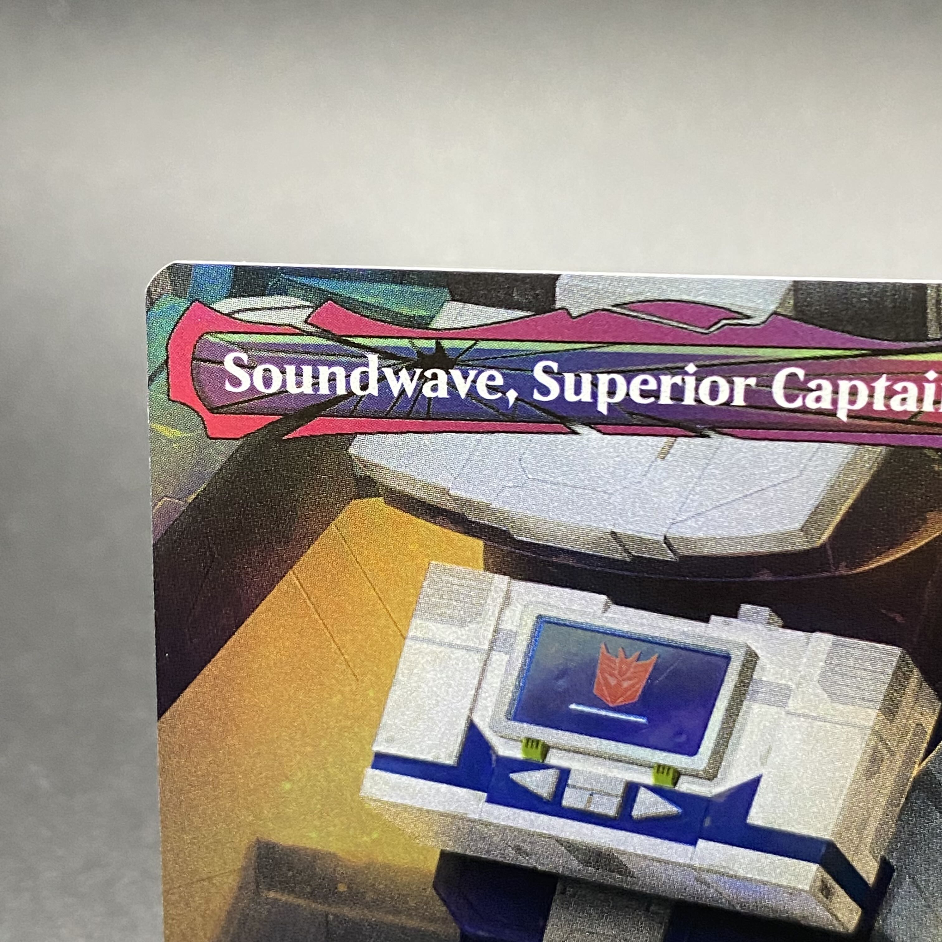 Soundwave, Sonic Spy Shuttered Glass FOIL 1枚 (Used) （113367333