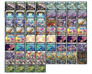 引退品 特価 5cループデッキ 60枚デッキ超次元、GR付き 30枚の通販