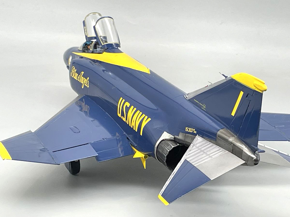 アメリカ海軍の華麗なる青き天使、完成！【達人のプラモ術＜F-4J
