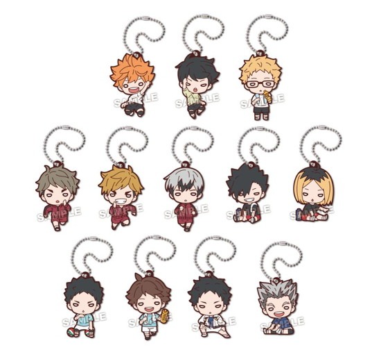 ハイキュー！！ にとたん TRAINING MENU ラバーマスコット 12個入り