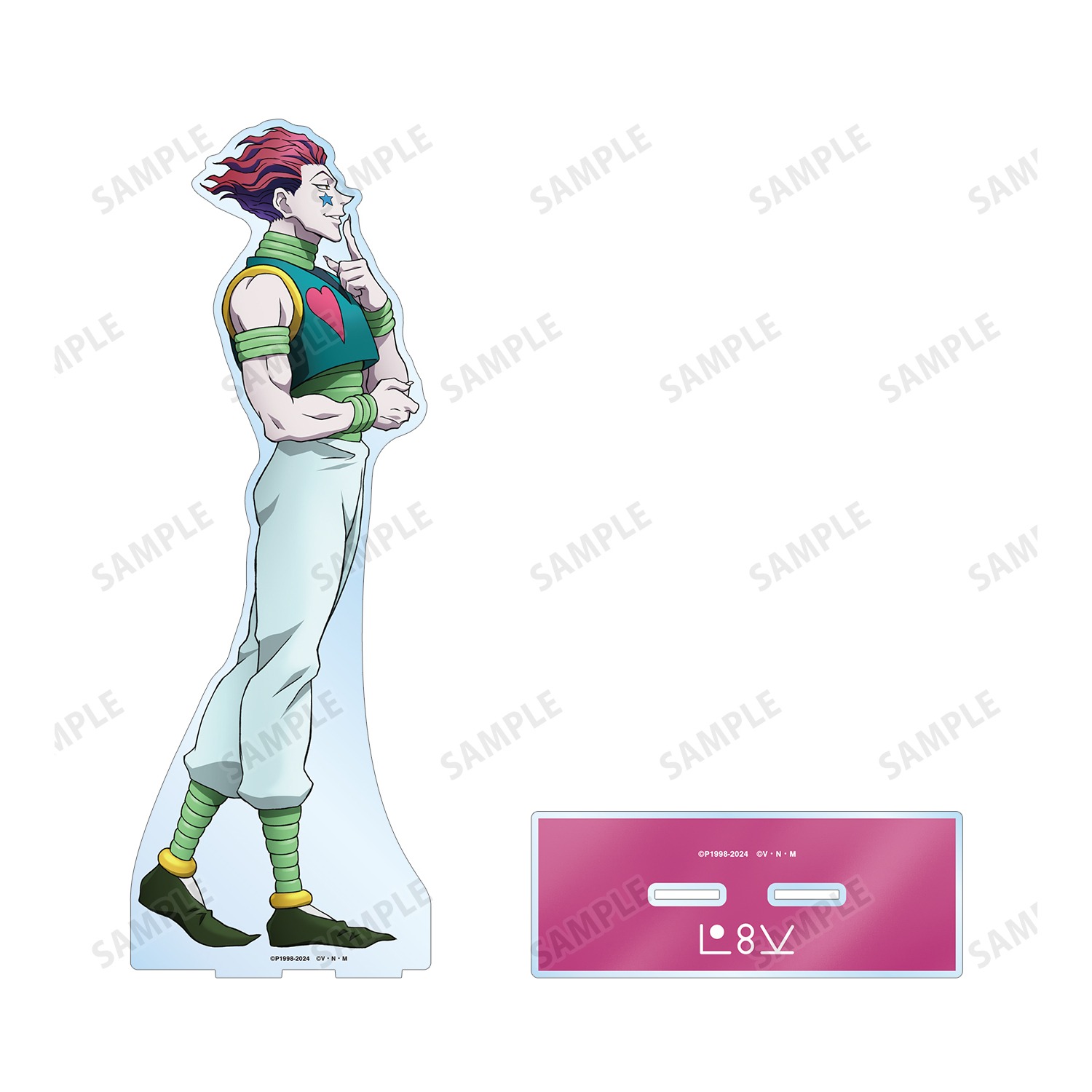 HUNTER×HUNTER 描き下ろし ヒソカ 歩みver. 特大アクリルスタンド