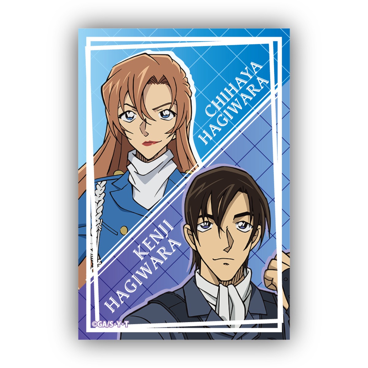 名探偵コナン スクエア型缶バッジVol.3 萩原研二＆萩原千速｜ホビーの