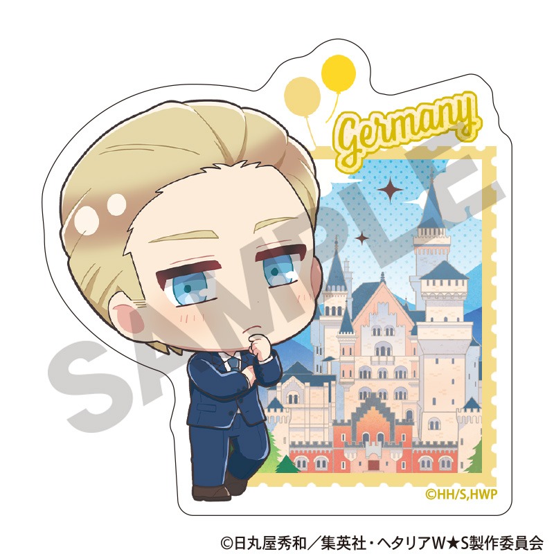 ヘタリア World☆Stars トレーディングアクリルクリップ ちまにわ 10個