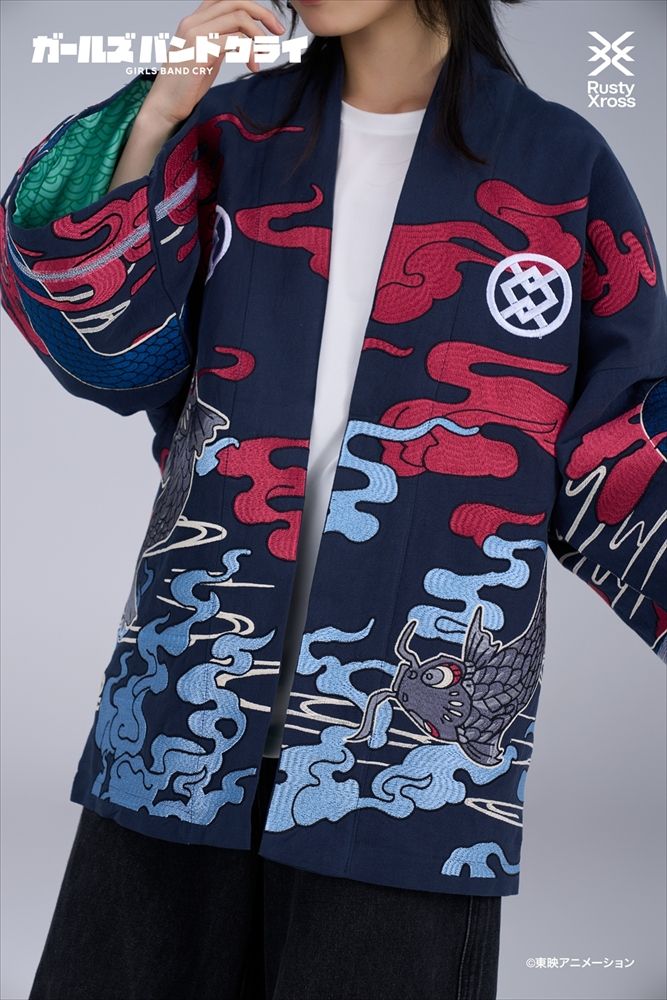ガールズバンドクライ 傍若無人 羽織 刺繍 ver.ブレスレット付き