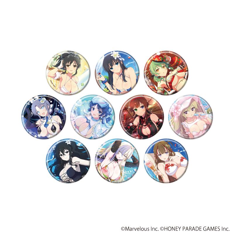 予約特別価格】シノビマスター 閃乱カグラ NEW LINK 缶バッジ 18 公式