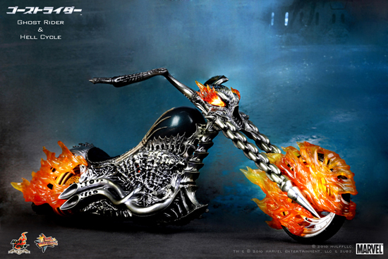 ムービー・マスターピース ゴーストライダー&ヘルバイク 1/6スケール
