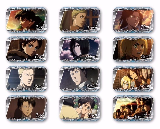 進撃の巨人 アルミン まるかく缶バッチ アルカナカード 2025年最新